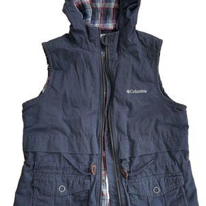 Vintage Medium Columbia Lined Zip Up Vest